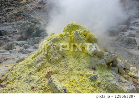 【#釧路】硫黄山アトサヌプリ 129663897