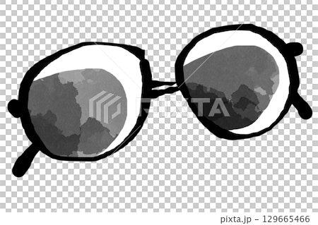 黒いサングラス 129665466