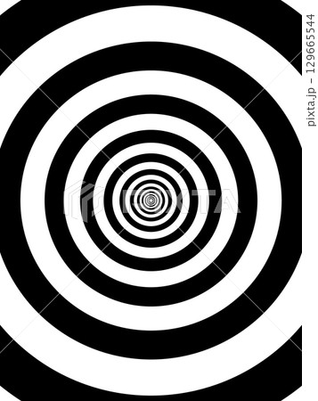 黒の輪の連続の背景素材 129665544