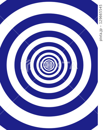 紺色の輪の連続の背景素材 129665545