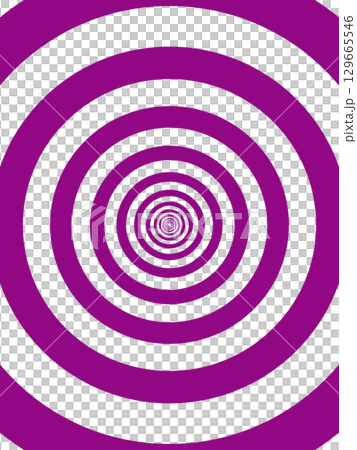 紫色の輪の連続の背景素材 129665546