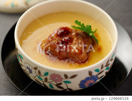 フォアグラ茶碗蒸し 129666526