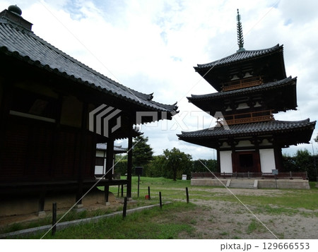 法起寺の三重塔 129666553