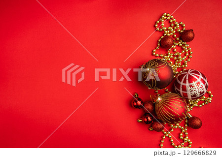 Christmas and Happy New background Christmas and Happy New background 129666829