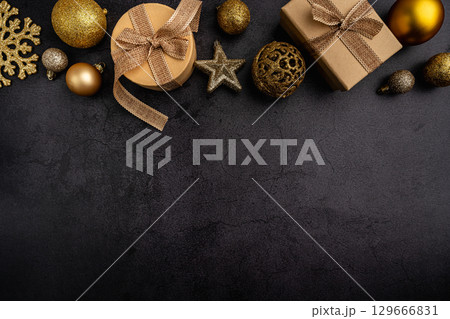 Christmas and Happy New background Christmas and Happy New background 129666831