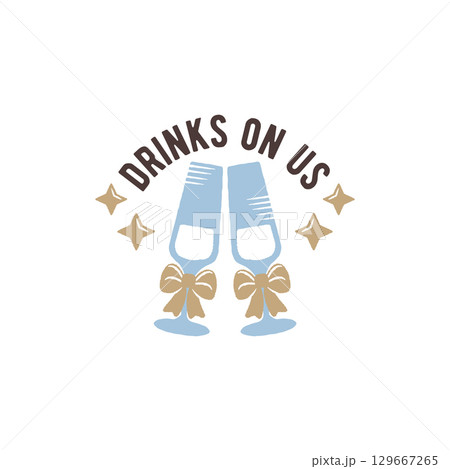 Wedding Toast Logo 129667265