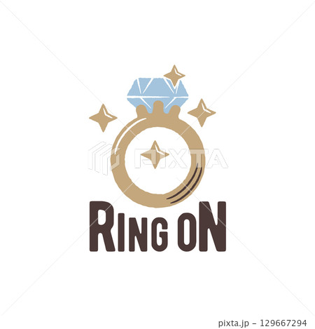 Wedding Ring Logo 129667294