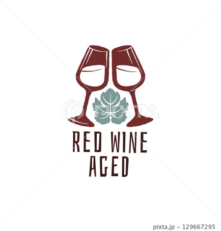 Wine Glasses Logo Wine Glasses Logo 129667295