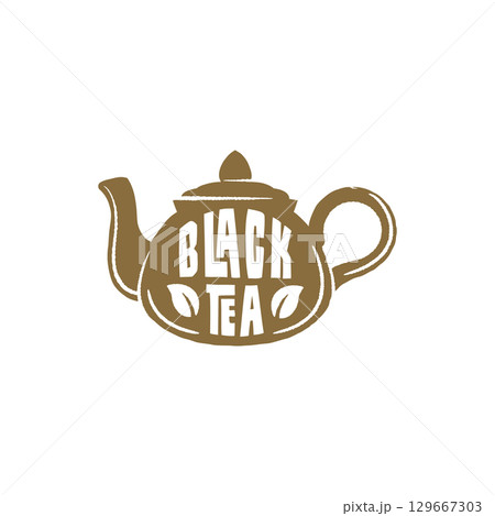 Black Tea Logo Black Tea Logo 129667303