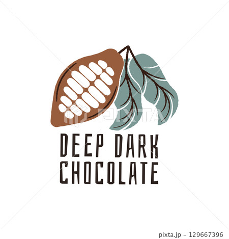 Dark Chocolate Logo 129667396