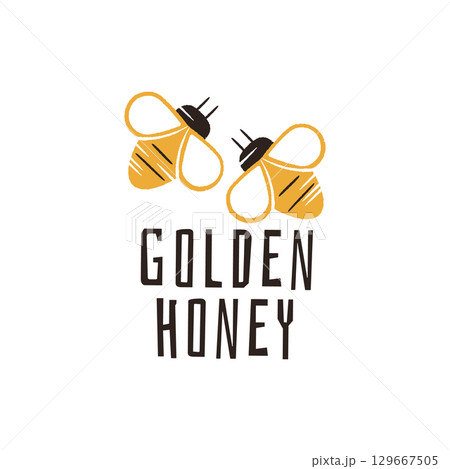 Golden Honey Logo Golden Honey Logo 129667505