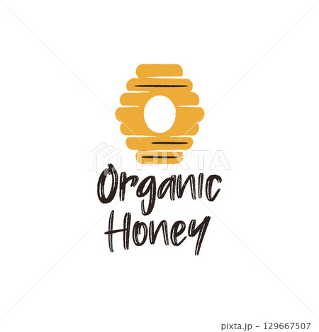 Organic Honey Logo Organic Honey Logo 129667507