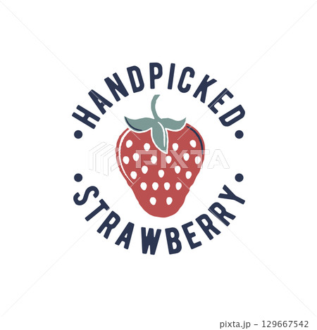 Handpicked Strawberry Logo Handpicked Strawberry Logo 129667542