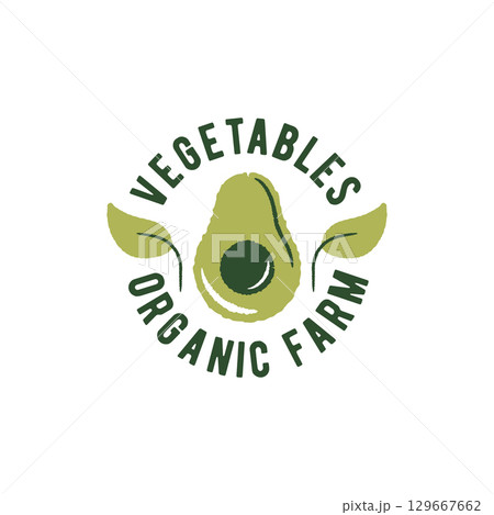 Organic Farm Logo Organic Farm Logo 129667662