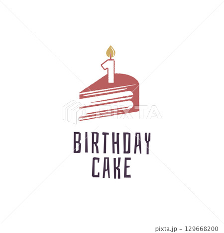 Birthday Cake Logo Birthday Cake Logo 129668200