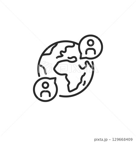 Global Communication Icon Global Communication Icon 129668409