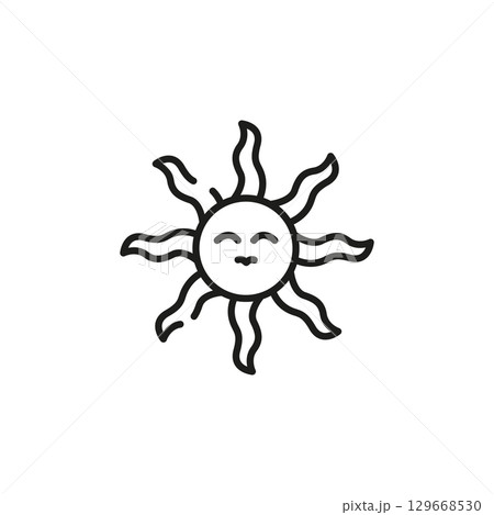 Sun Icon 129668530