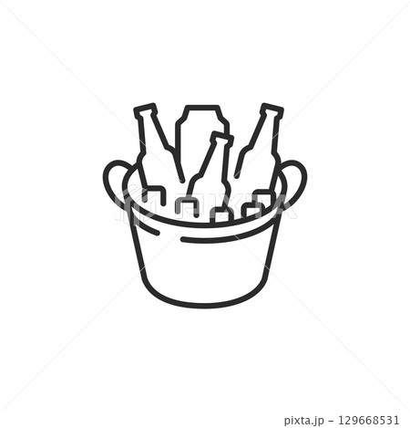 Beer Bucket Icon 129668531