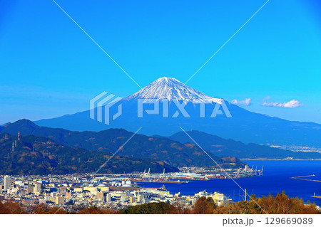 【静岡県】富士山 （日本平夢テラスより） 129669089