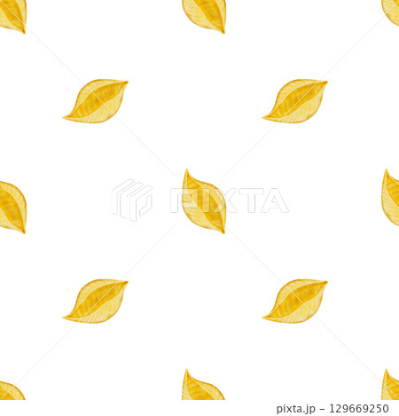 Pasta conchiglioni watercolor seamless pattern. Hand drawn italian macaroni on white background. Food clip art. Ideal for pasta packaging, restaurant menus and posters 129669250