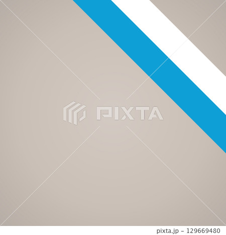 Corner ribbon flag of Bavaria or Lucerne 129669480