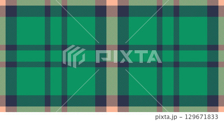 Classic plaid pattern with intersecting green, tan, and blue hues. Ideal for backgrounds, textiles, or graphic design projects needing a timeless and versatile texture. 129671833