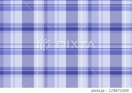 Classic blue plaid pattern. Represents tradition and comfort. Perfect for backgrounds, apparel, textile design, or adding a touch of heritage to projects. Classic blue plaid pattern. Represents tradition and comfort. Perfect for backgrounds, apparel, textile design, or adding a touch of heritage to projects. 129672269