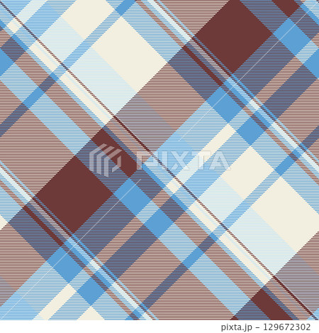 Structure pattern check plaid, argyle tartan fabric vector. Simple background textile seamless texture in white and red colors. Structure pattern check plaid, argyle tartan fabric vector. Simple background textile seamless texture in white and red colors. 129672302