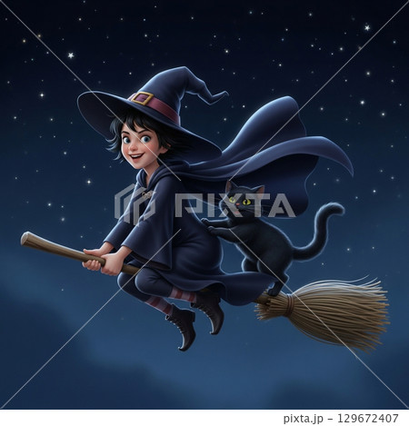 夜空の魔法散歩 夜空の魔法散歩 129672407