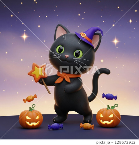 黒猫の星空時間 129672912