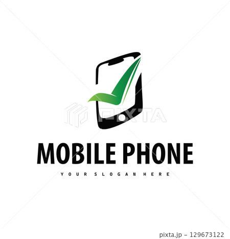 Smart phone logo design modern telephone communication technology tool for business brand symbol Smart phone logo design modern telephone communication technology tool for business brand symbol 129673122