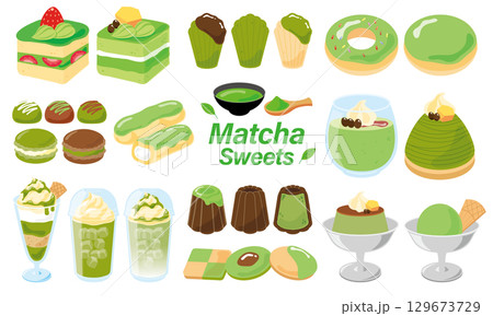 抹茶のスイーツセット 抹茶のスイーツセット 129673729