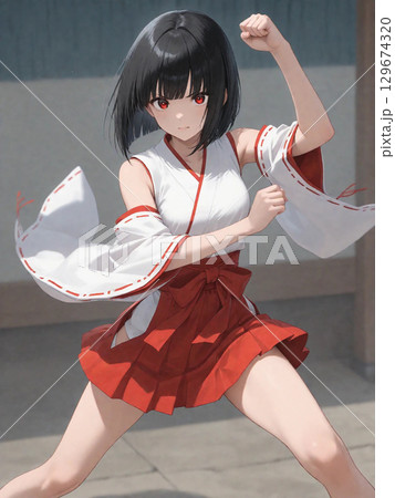 美少女巫女戦士 129674320