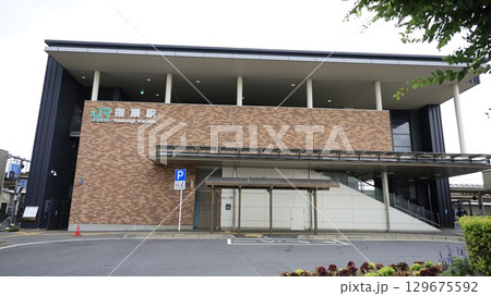 JR川越線の指扇駅駅舎、南口 JR川越線の指扇駅駅舎、南口 129675592
