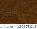 ジュート生地のテクスチャ 129675818