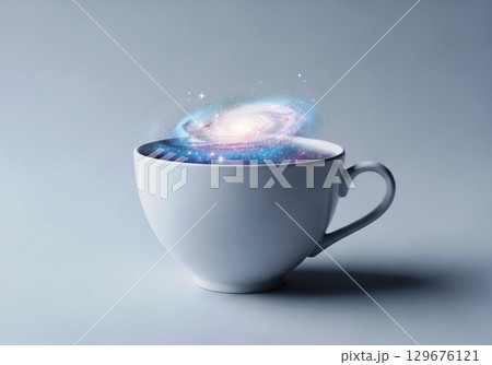 Galaxy in a Teacup Cosmic Coffee Mug Fantasy Galaxy in a Teacup Cosmic Coffee Mug Fantasy 129676121