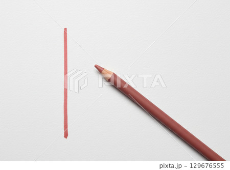 Lip Liner Pencil, Makeup Cosmetic, Brown Color, Beauty Product 129676555