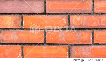 赤煉瓦の背景素材 129676854