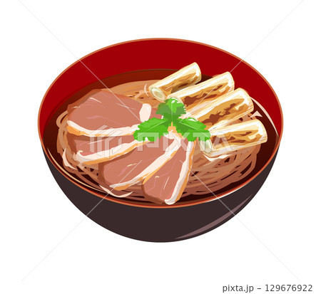 鴨南蛮そば 129676922