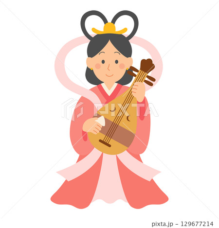弁財天 七福神 弁財天 七福神 129677214