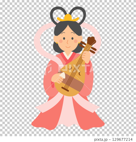 弁財天 七福神 弁財天 七福神 129677214