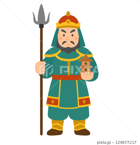 毘沙門天　七福神 129677217