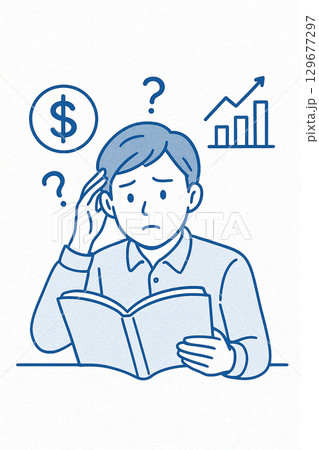 金融勉強　難しい 129677297