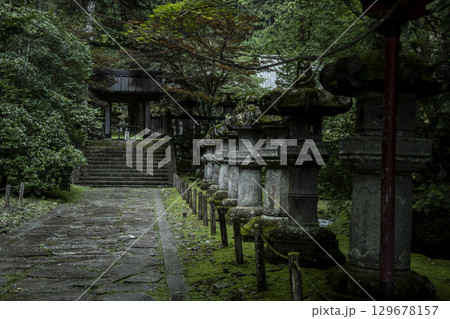 夏の日光　日光山 輪王寺大猷院 129678157