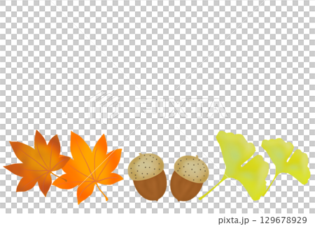 秋のイラスト 129678929