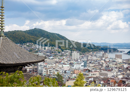 千光寺 天寧寺三重塔 眺望 千光寺 天寧寺三重塔 眺望 129679125