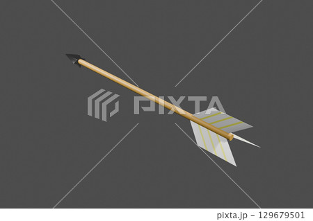 黒背景に矢 黒背景に矢 129679501