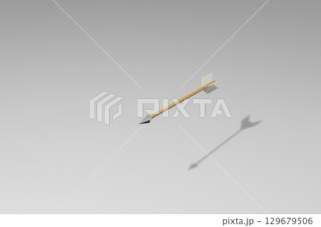飛んでくる一本の矢 129679506