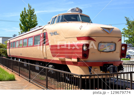 保存展示されるクハ489-501ボンネット車 129679774