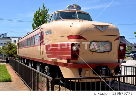 保存展示されるクハ489-501ボンネット車 保存展示されるクハ489-501ボンネット車 129679775